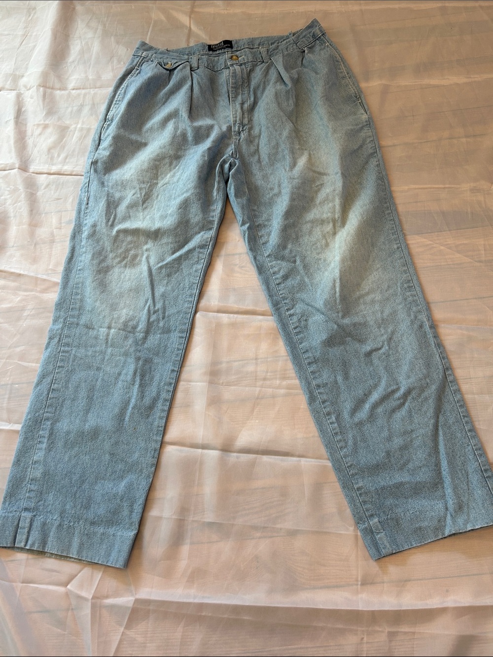 Vintage Polo by Ralph Lauren Light Blue Denim Waistband Jeans